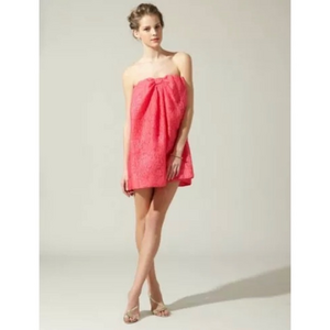 BCBGMaxAzria Corozo Brocade Silk Strapless Dress 2‎